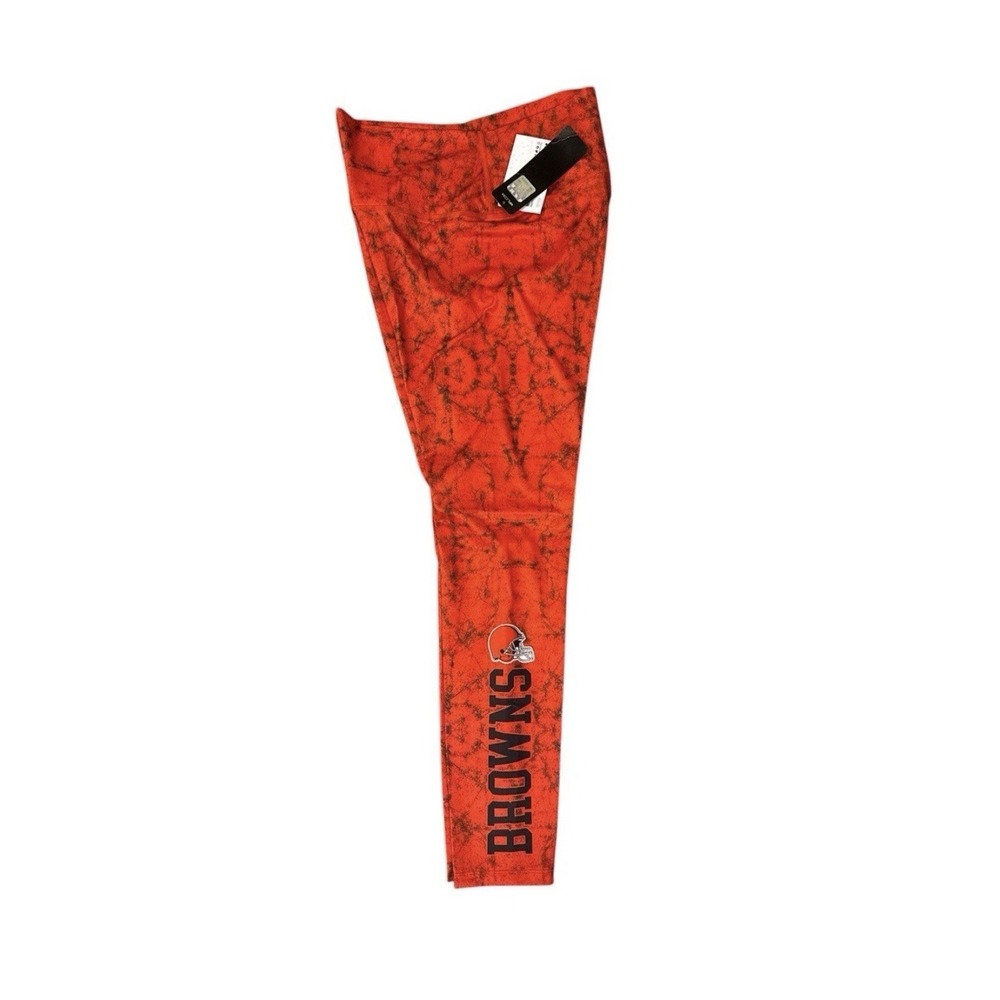 FOCO Women's NFL Ladies Team Color‎ Cloud Leggings Cleveland Browns Sz Large